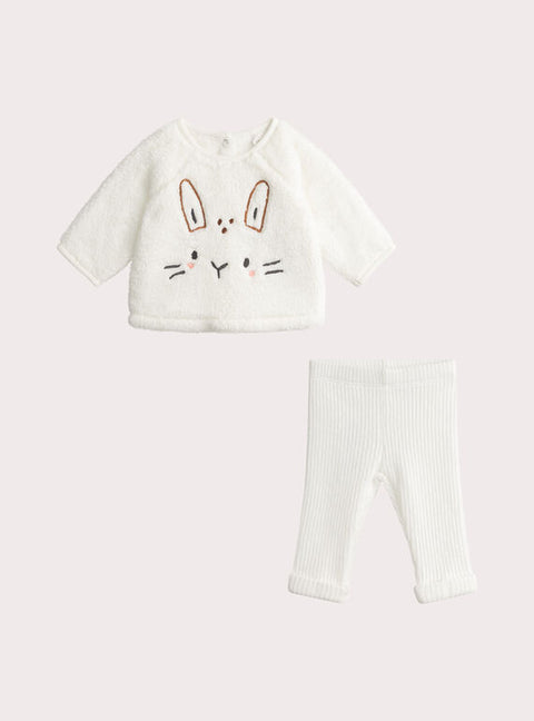 Cream Newborn 2 Piece Outfit