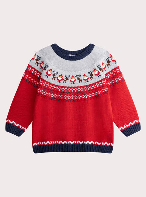 Red Cotton Rich Christmas Jumper