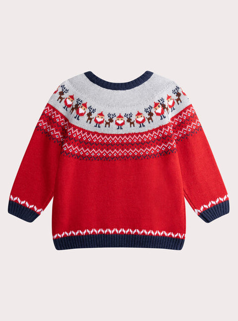 Red Cotton Rich Christmas Jumper