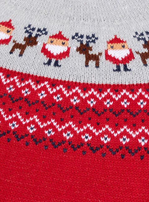 Red Cotton Rich Christmas Jumper