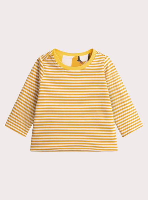 Reversible Yellow Penguin Animation Cotton T-shirt