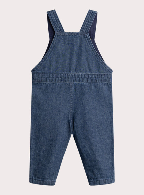 Lined Denim Dungarees