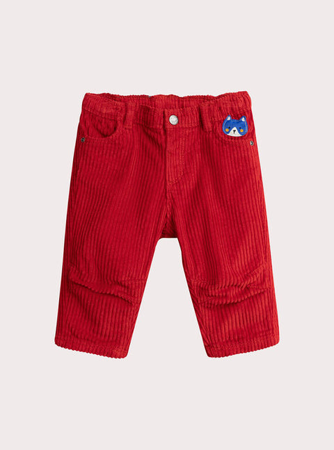 Red Corduroy Trousers