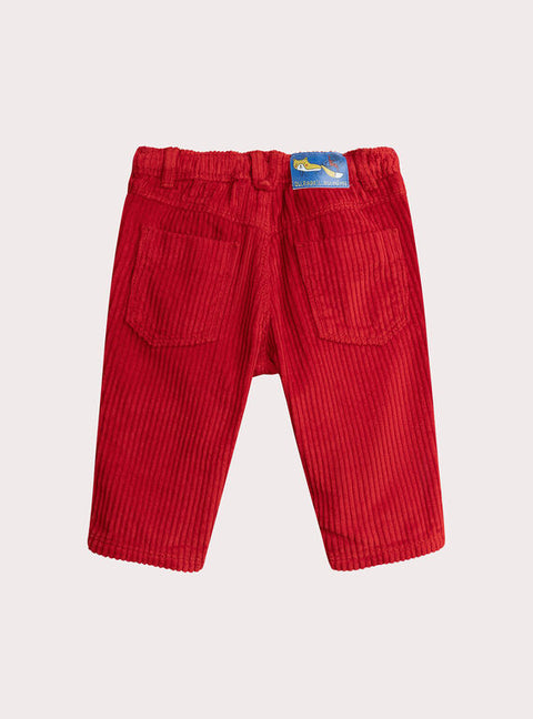 Red Corduroy Trousers