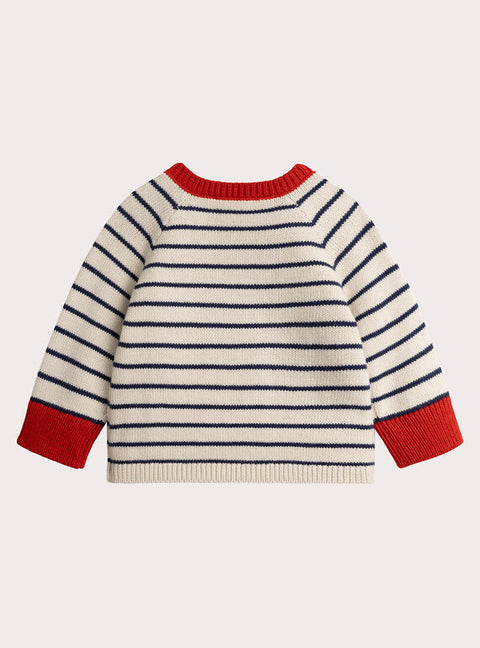 Striped Cotton Rich Jumper