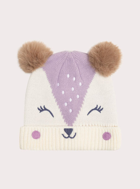 Cream Squirrel Animation Beanie