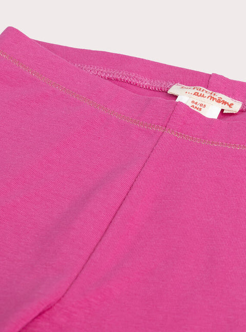 Pink Jersey Cotton Leggings