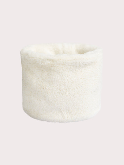 Cream Faux Fur Snood