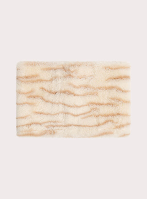 Cream Faux Fur Snood