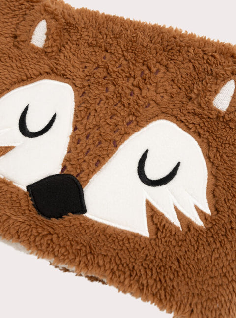 Lined Brown Fox Animation Snood