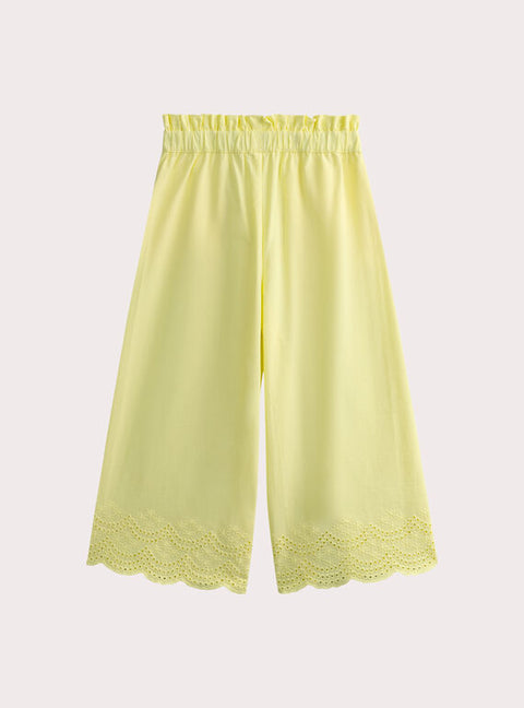 Yellow Cotton Trousers