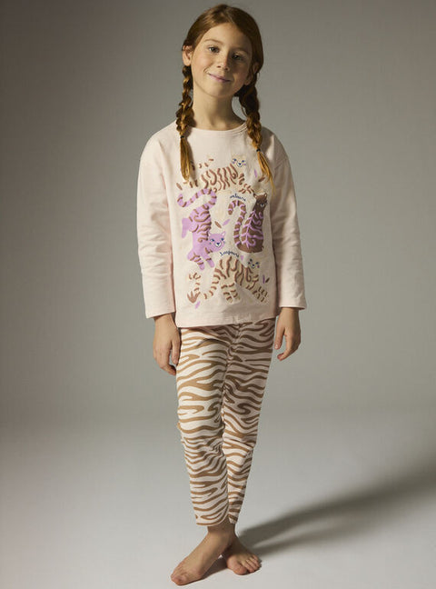 Animal Print Cotton Pyjamas