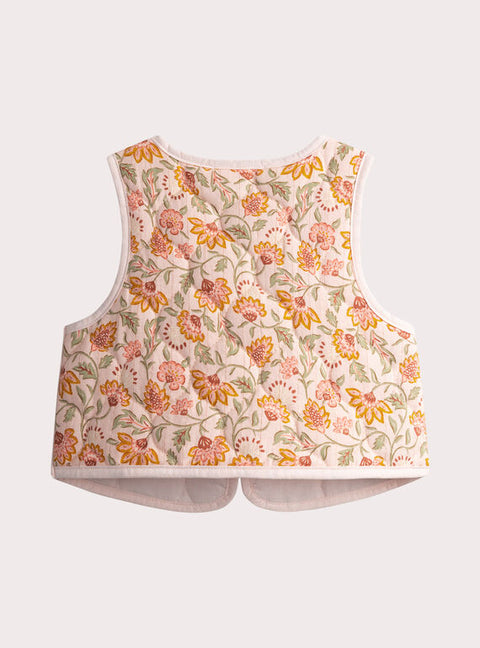 Quilted Reversible Cotton Gilet