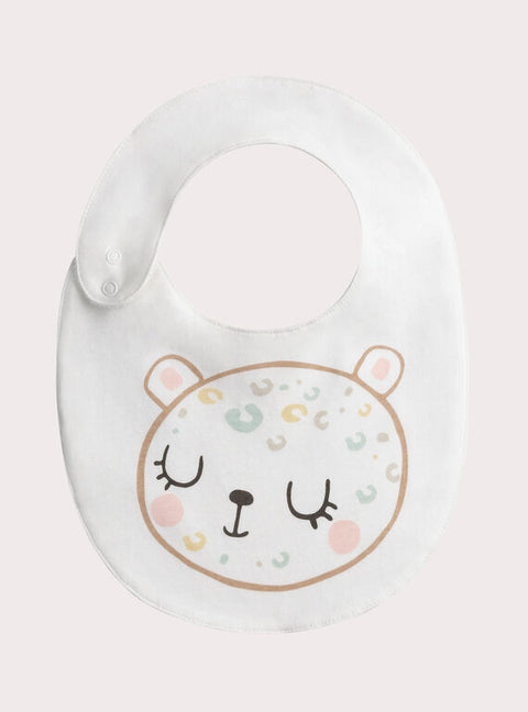 3 Pack Printed Cotton Bibs