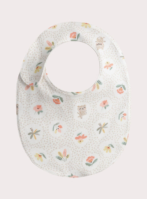 3 Pack Printed Cotton Bibs