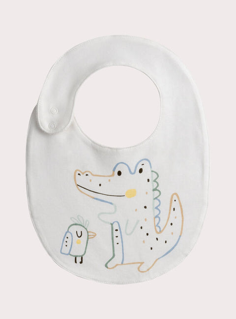 3 Pack Printed Cotton Bibs