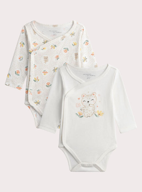 2 Pack Newborn Cotton Bodysuit