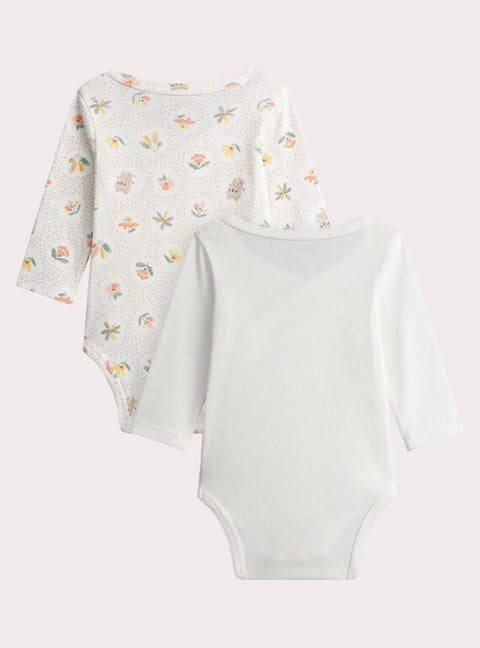 2 Pack Newborn Cotton Bodysuit