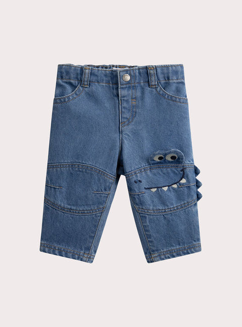 Blue Crocodile Animation Denim Jeans