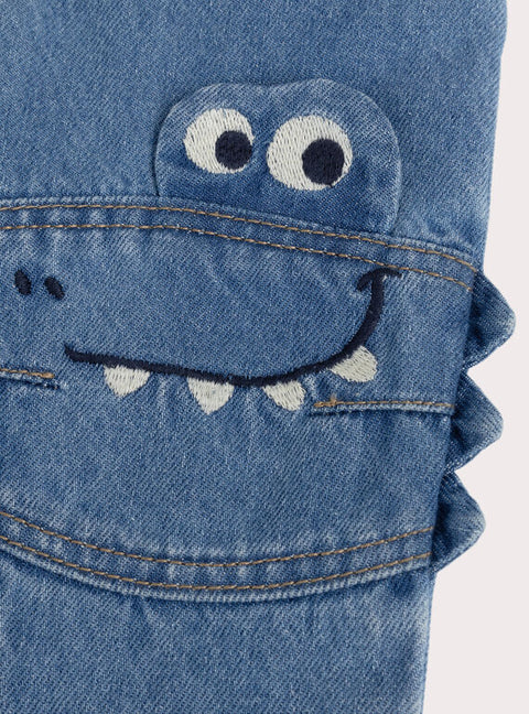 Blue Crocodile Animation Denim Jeans