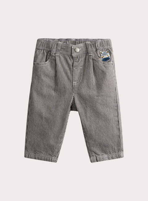 Striped Denim Jeans