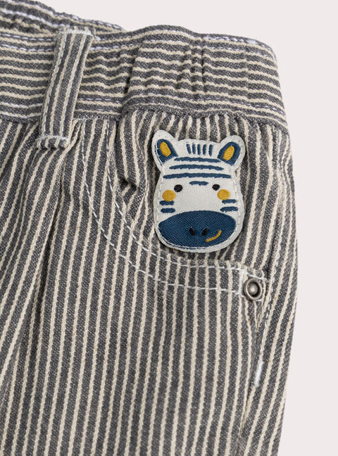 Striped Denim Jeans
