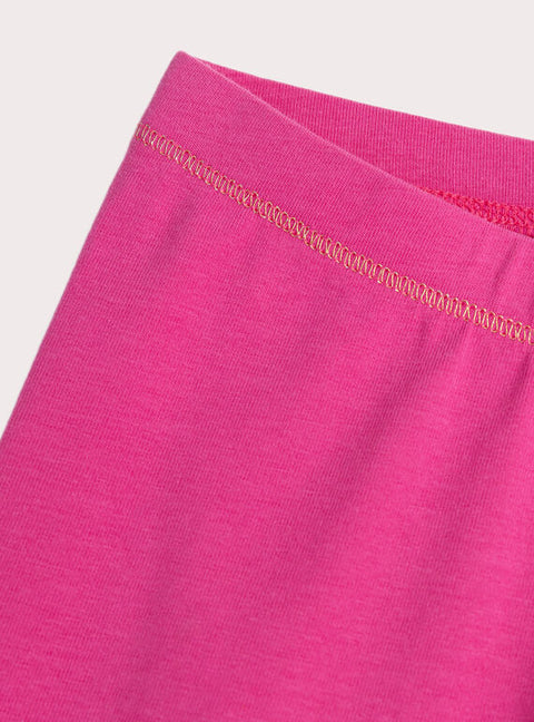 Pink Jersey Cotton Leggings