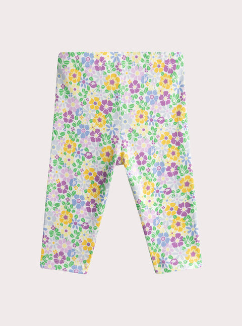 Floral Print Cotton Legging