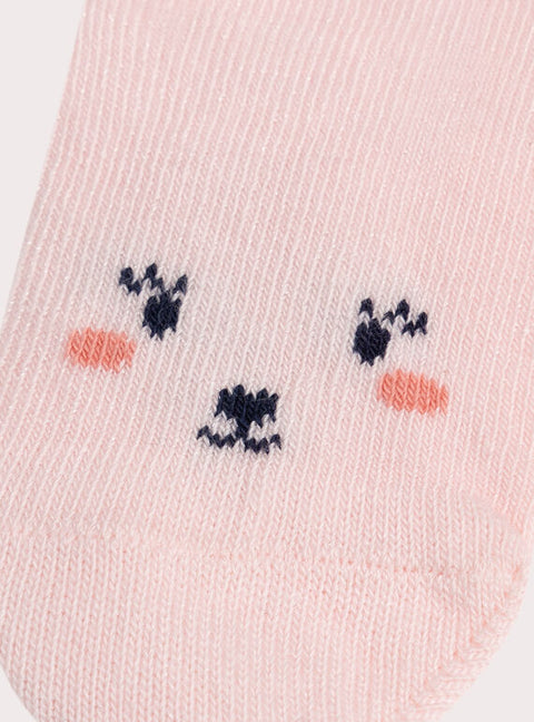 Pink Cotton Rich Socks