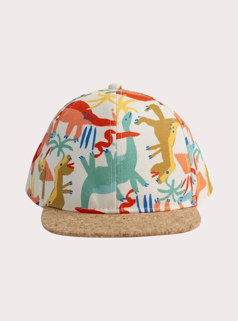 Dinosaur Print Cotton Baseball Cap