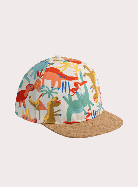 Dinosaur Print Cotton Baseball Cap