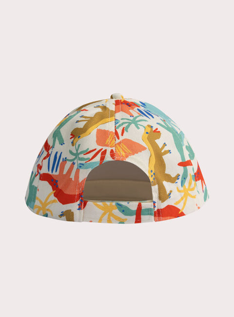 Dinosaur Print Cotton Baseball Cap