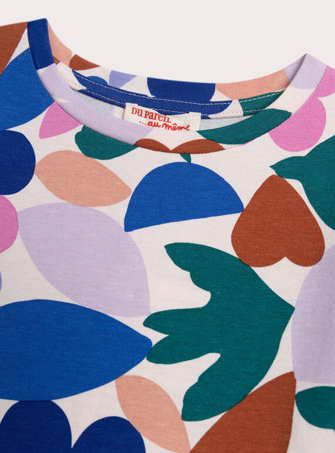 Graphic Print Cotton Skater Dress