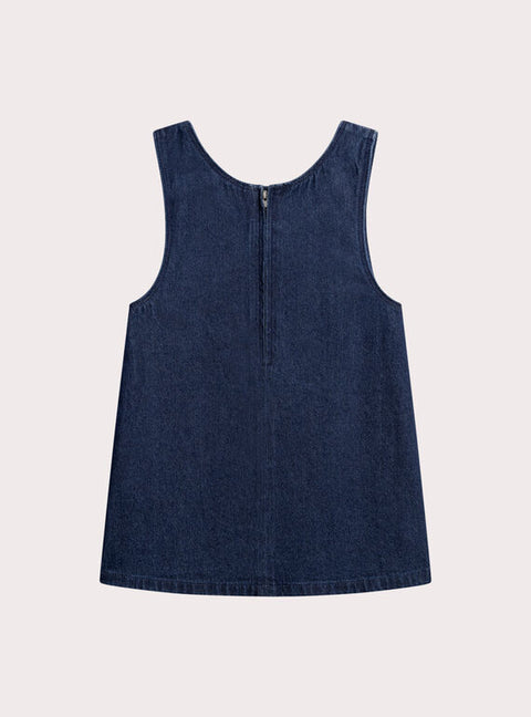 Sequinned Denim Dress