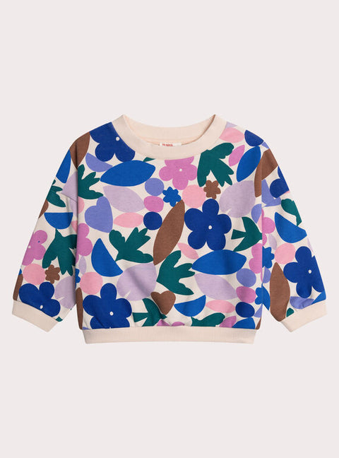 Graphic Print Cotton Fleece Sweatshirt