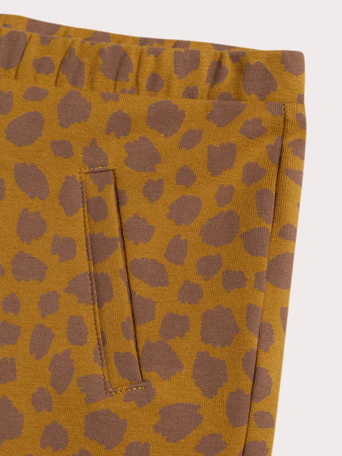 Yellow Fleece Lined Cotton Leggings