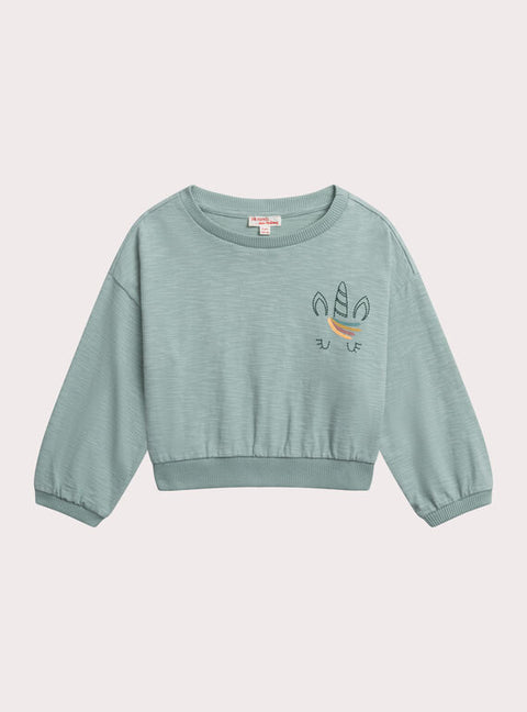 Blue Cotton Jersey T-shirt