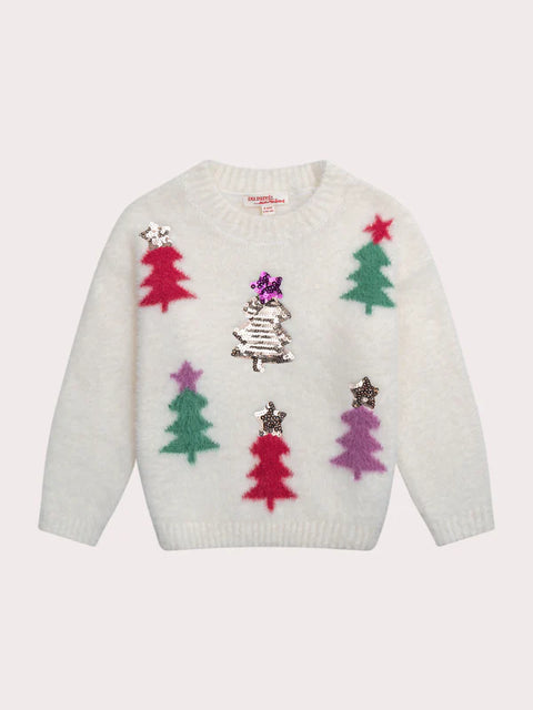 Cream Christmas Tree Jumper