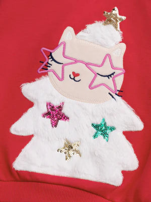 Red Christmas Tree Sweatshirt