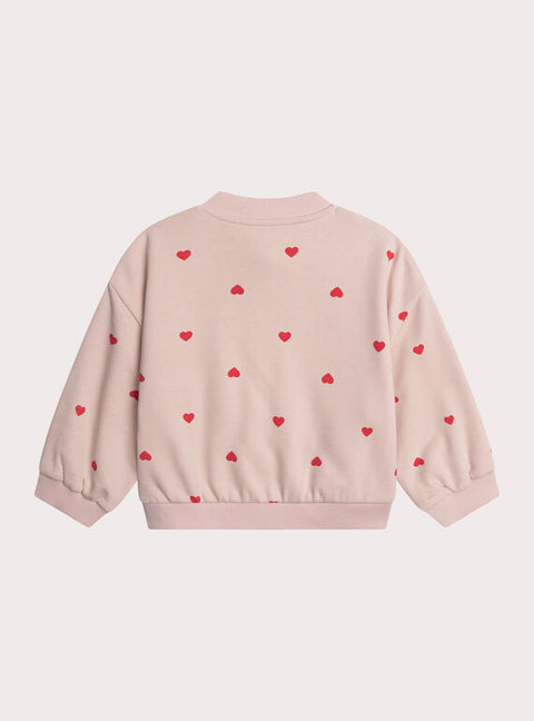 Pink Reversible Cotton Fleece Jacket