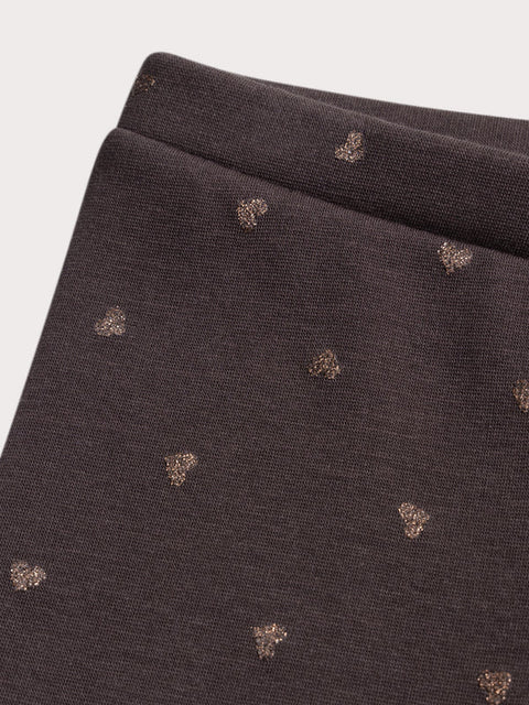 Purple Fleece Lined Leggings