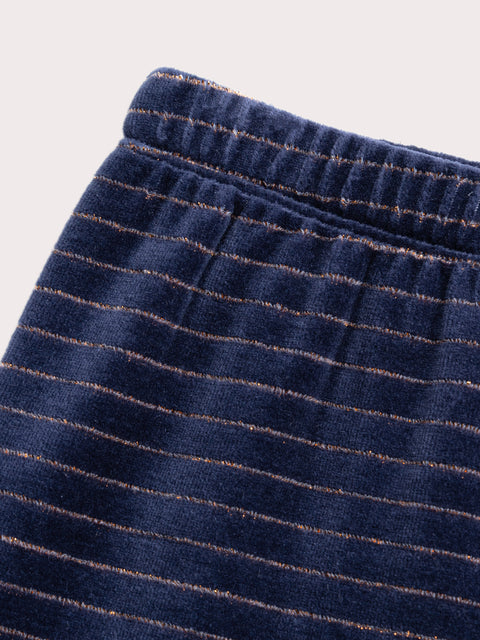 Navy Owl Animation Velour Pyjamas