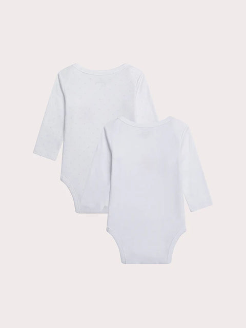 2 Pack Long Sleeve Cotton Bodysuits