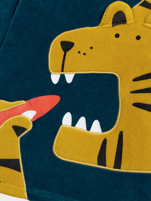 Navy Lion Animation Velour Pyjamas