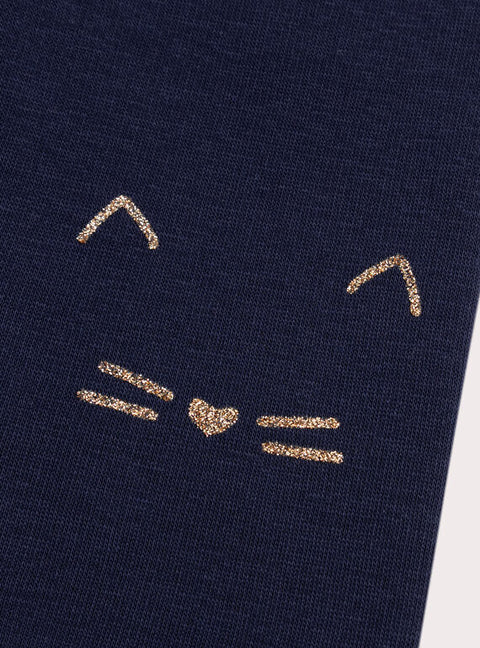 Navy Polar Fleece Leggings