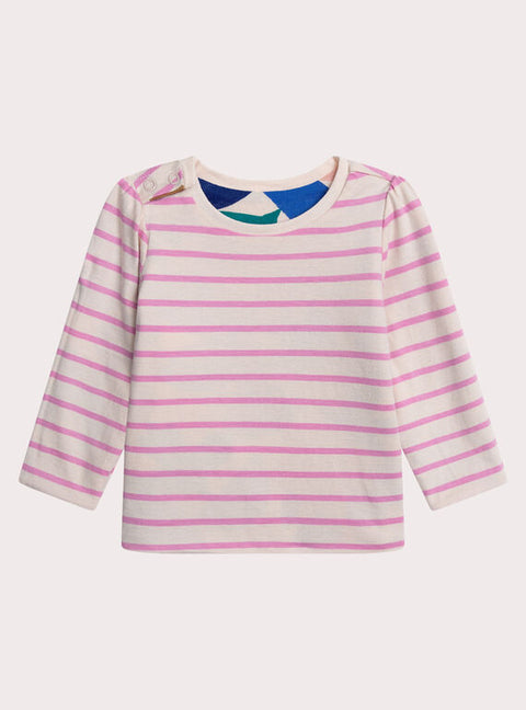 Reversible Graphic Print Cotton T-shirt
