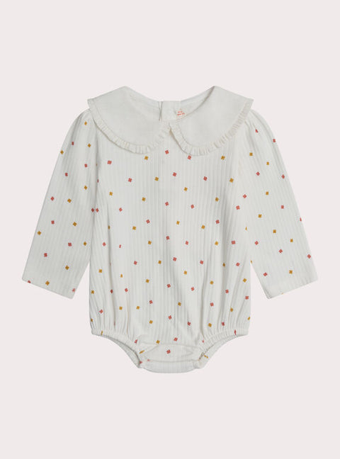 Cream Cotton Bodysuit