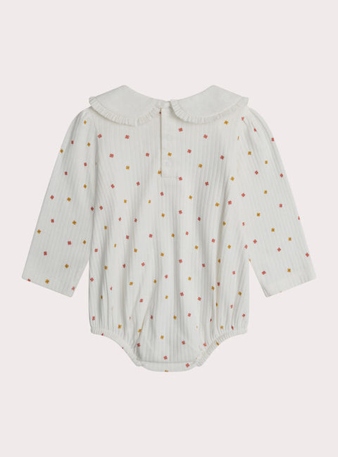 Cream Cotton Bodysuit