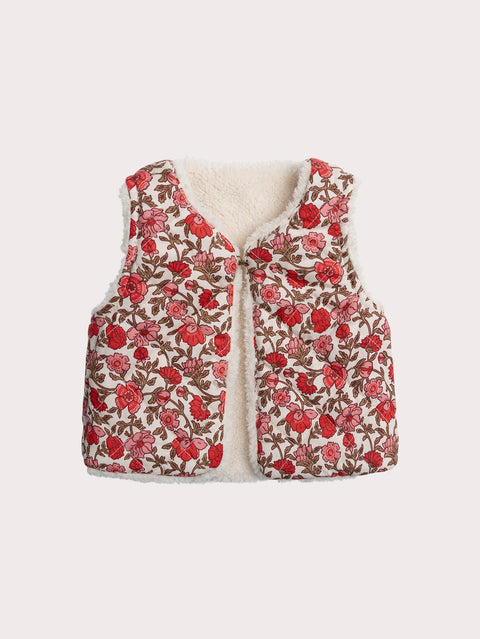 Reversible Sheepskin Effect Gilet