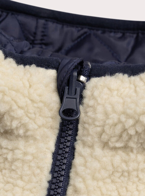Reversible Colour Block Hooded Coat